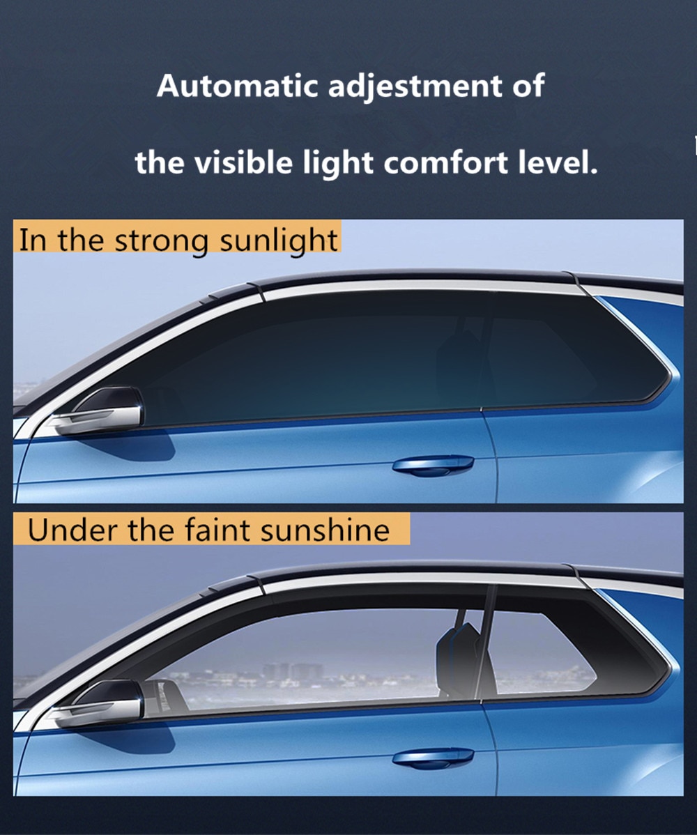 SUNICE Car Accessories Car Window Tint Sticker Film Sun Control Film VLT50%~34% Changed Nano Ceramic Film 99%UV Rej 0.5x6m