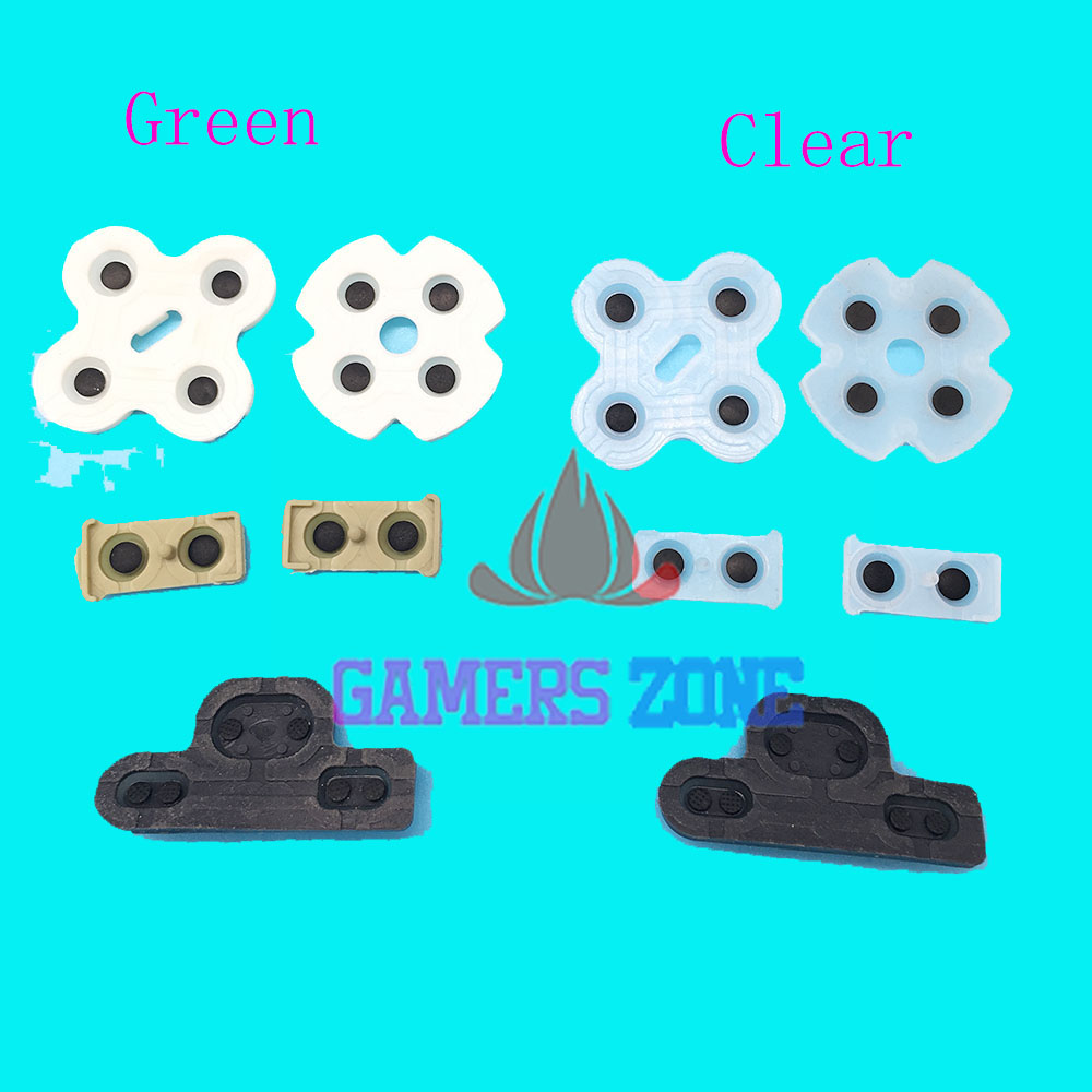 10set For Playstation 3 Controller Repair Part Conductive Silicon Rubber Button Pads Replacement For PS3