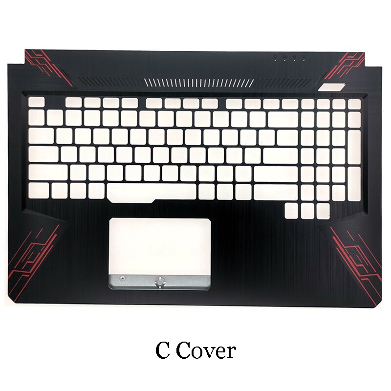 Laptop LCD Back Cover For ASUS FX80 FX80G FZ80G ZX80 FX504 FX504G Front Bezel Hinges Palmrest Bottom Case A B C 47BKLLCJN80: C Cover