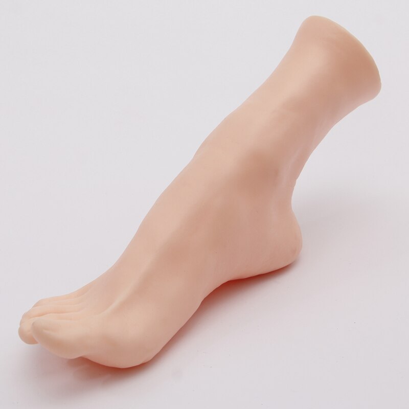 1 pari naisten todenmukainen pehmeä naisten mallinukke jalka näyttö kengät sukat varpaat erilliset naisten malli jalka harjoitus jalka