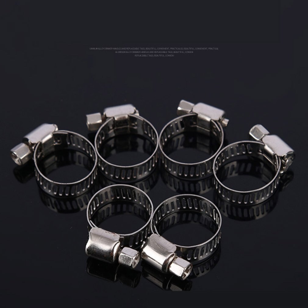 Adjustable Carbon Steel Worm Gear Hose Clamps Assortment Kit Fuel Line Clamp For Water Pipe Plumbing Hose Clamp Kit