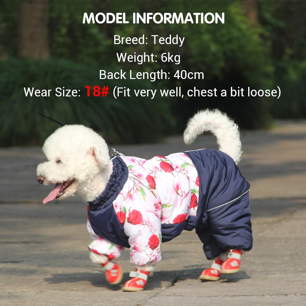 Mädchen/Junge Hund Winter Schneeanzug Wasserdicht Winddicht Winter Jacken für Hunde Weiche Verdicken Vlies Futter Winter Hund Kleidung Overall