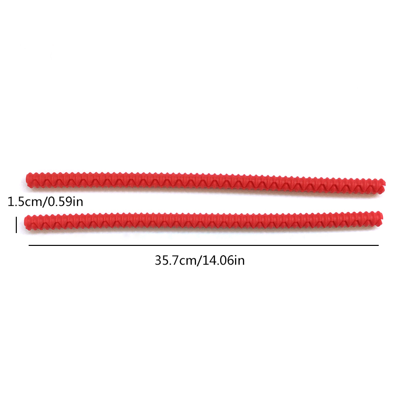 2Pcs Silicone Oven Rack Guards Kitchen Oven Shelf Rack Edge Liner Cover High Temperature Protection Oven Rack Shield