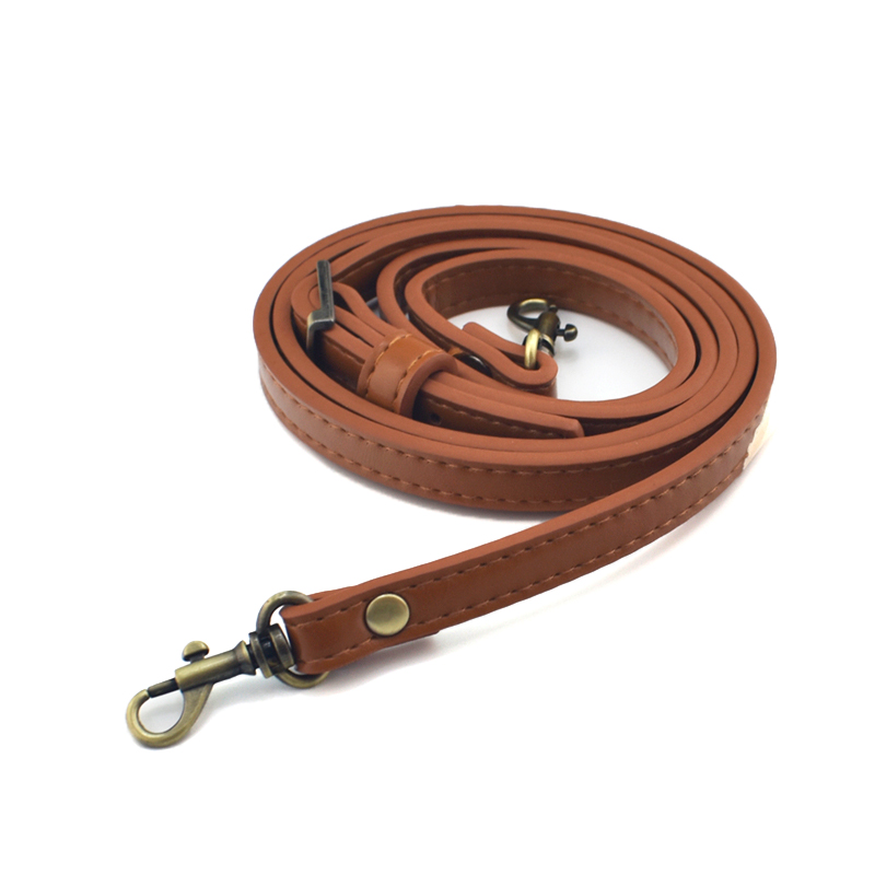 1.2cm Width PU Leather Bag Strap Shoulder Bag Adjustable Band Handle For Handbag Long Belt DIY Accessories Black KZ0012
