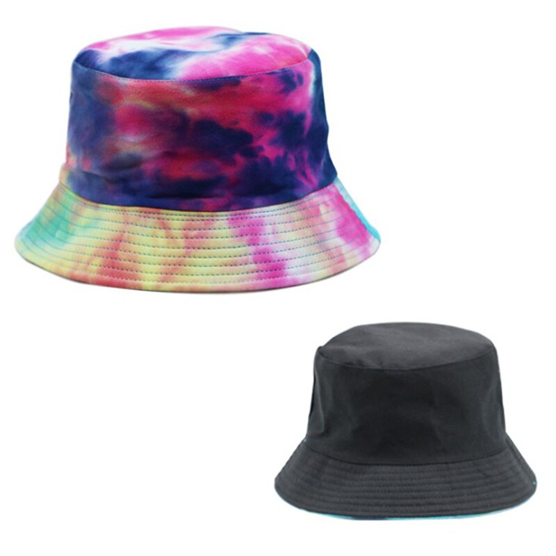 Cappello della benna Per La Spiaggia di Sport Primavera E Autunno Europeo E Americano di Moda Cravatta di Cotone Tinto di Rendering Colorato Famosa Caps