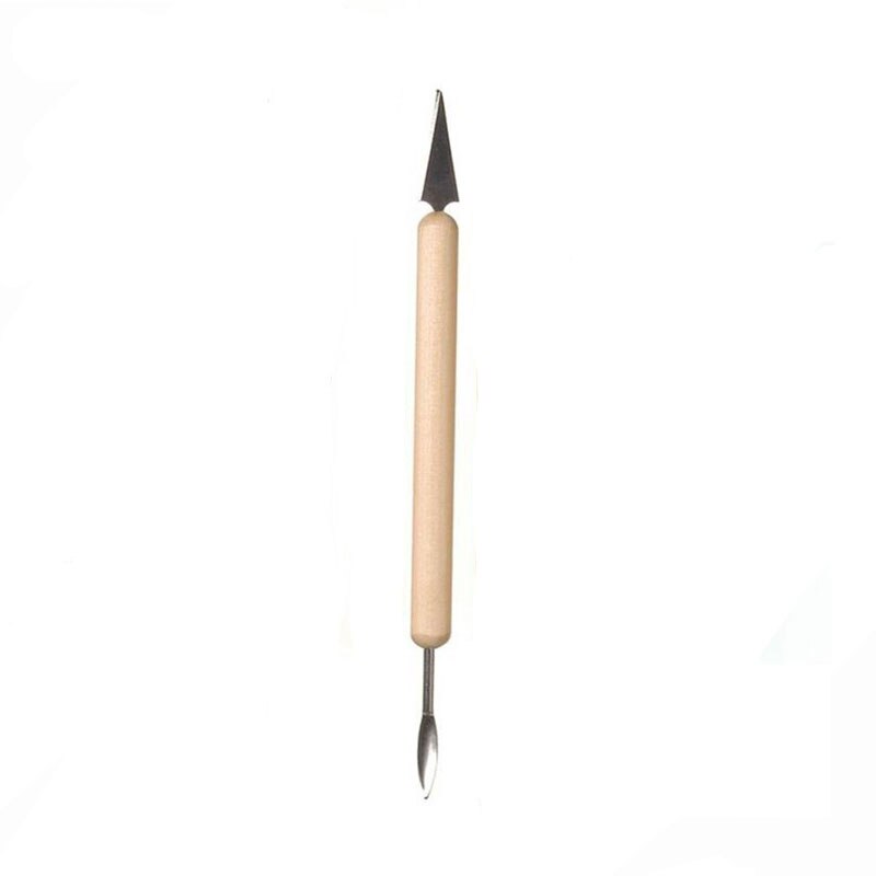 Sculpting Tool Pottery Tools Wood Handle Pottery Set Wax Carving Sculpt Smoothing Polymer Shapers Pottery Clay Ceramic Tool: E