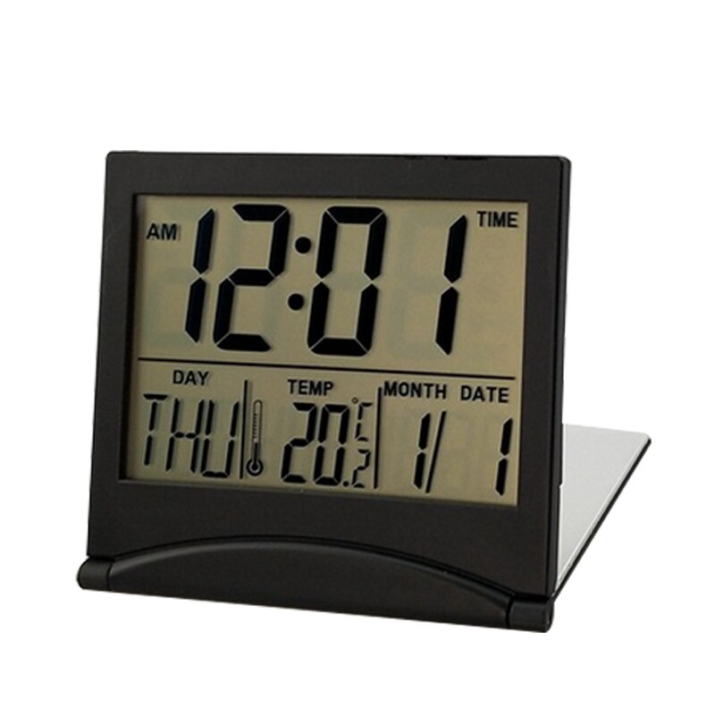 Digital Mirror LED Display Alarm Clock Simple Desk Clock With USB For Kids