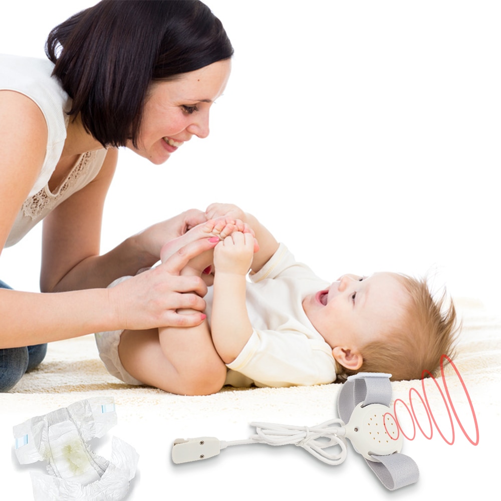 Baby Safety Bedwetting Sensor Alarm Wet Reminder For Baby Kids Bed Wetting Warning Sleeping Enuresis Plaswekker