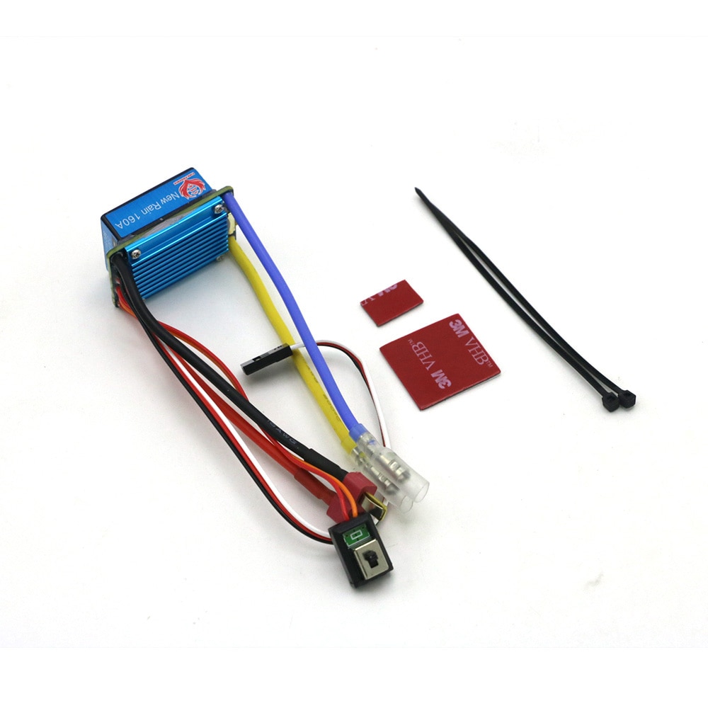 Wasserdichte Gebürstet ESC 160A 3 S mit 5 V 1A BEC T-Stecker Für 1/12 RC Auto