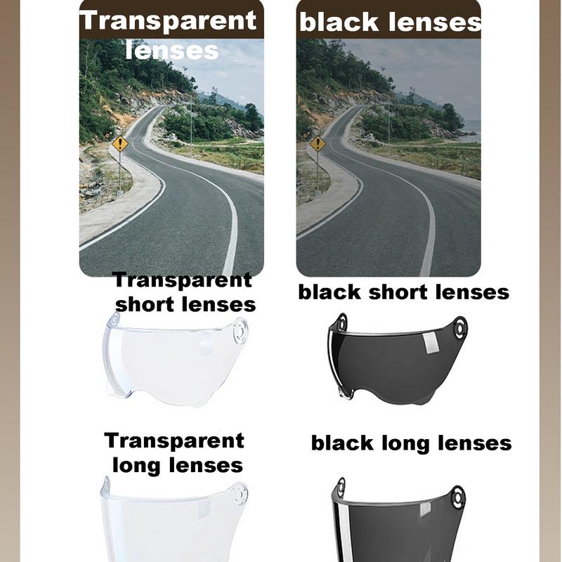 Motorcycle Half Headgear Portable Half Head Cap For Motorcycles Sun Protection Electric Motorcycle Supplies Open Face Headgear