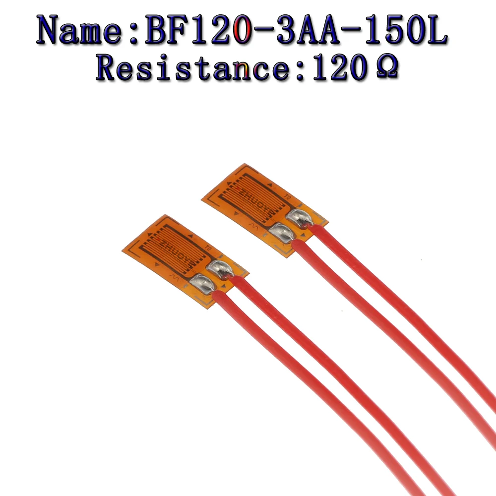 10pcs STRAIN GAUGES weighing sensor Strain Gauge BFBHF120-3AA-150AWGresistance high-precision resistance 120Ω Weighing pressure
