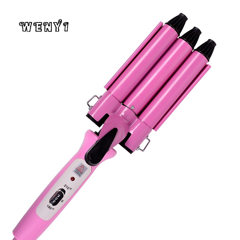 Wenyi 3 Barrel Clamp Hair Curlers Rollers Adjustable Hair Curling Irons Curling Wand Wave Electric Waver for Women Beauty Hair