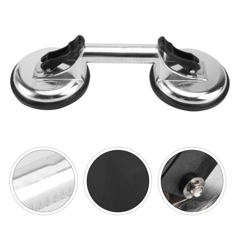 1pc Suction Cups Vacuum Suction Cup Glass Mover Glass Lifter Glass Lifting Tool Carrying Tool Glass Gripper for Glass Floor Home: Default Title