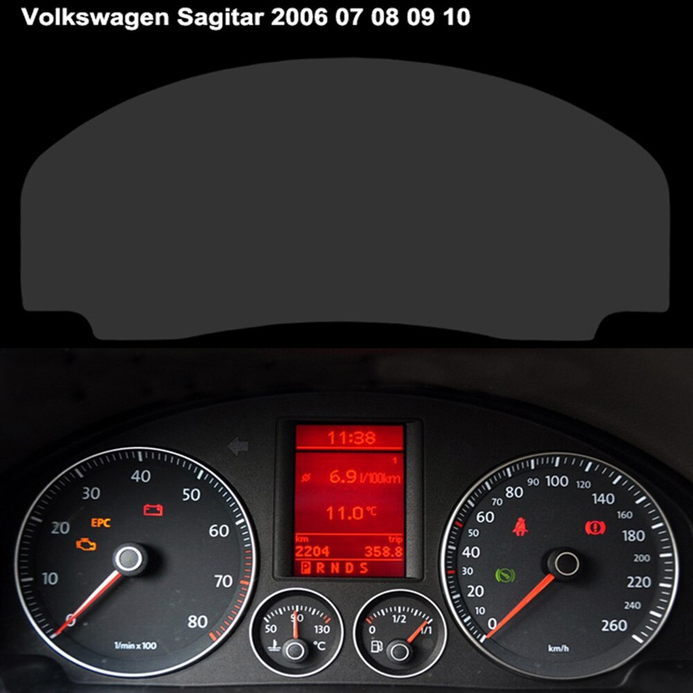 Bil styling instrumentpanel skyddande film instrumentpanel skärmskydd för vw passat  b8 cc sagitar bil klistermärken tillbehör