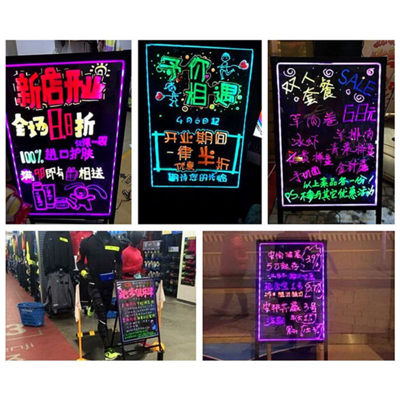 8 väriä korostuskynä fluoresoiva neste liitu merkki neon kynä led -kirjoituspöydälle liitutaulu lasi maalaus graffiti toimisto su