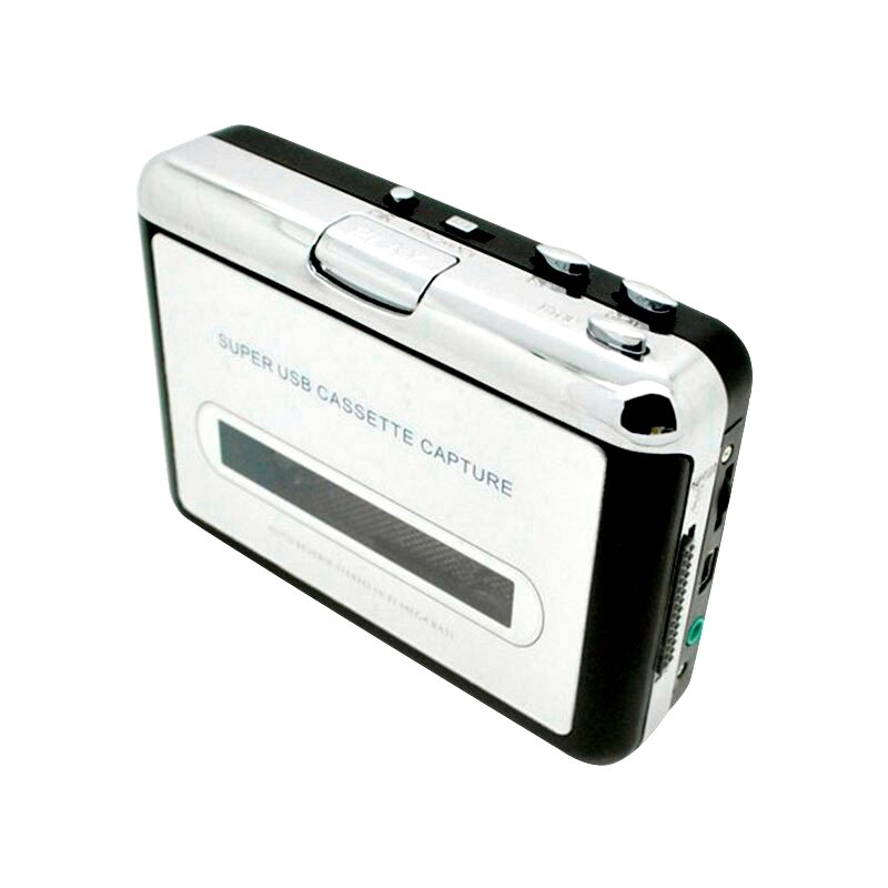 Larryjoe USB cassette capture Player,Tape to PC, Super Portable USB Cassette-to-MP3 Converter Capture with Retail Package