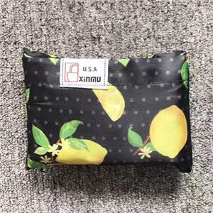 Neue druck faltbare grüNe einkaufstasche Tote Falten beutel handtaschen Bequem Große-kapazität lagerung taschen: 1M