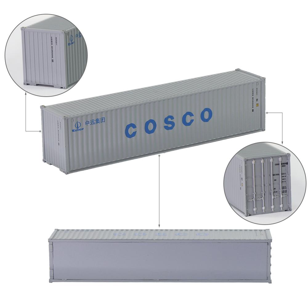 1pc 40ft Containers Container Freight Car N Scale Model Trains lot C15008 Railway Modeling: COSCO