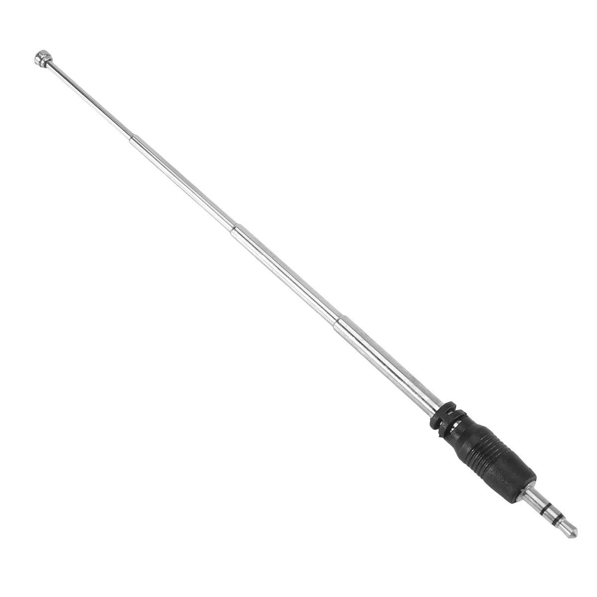 Antena de radio 3,5 mm 4 secciones Antena FM telescópica Radio para teléfono celular Mp3 Mp4 Equipo de audio