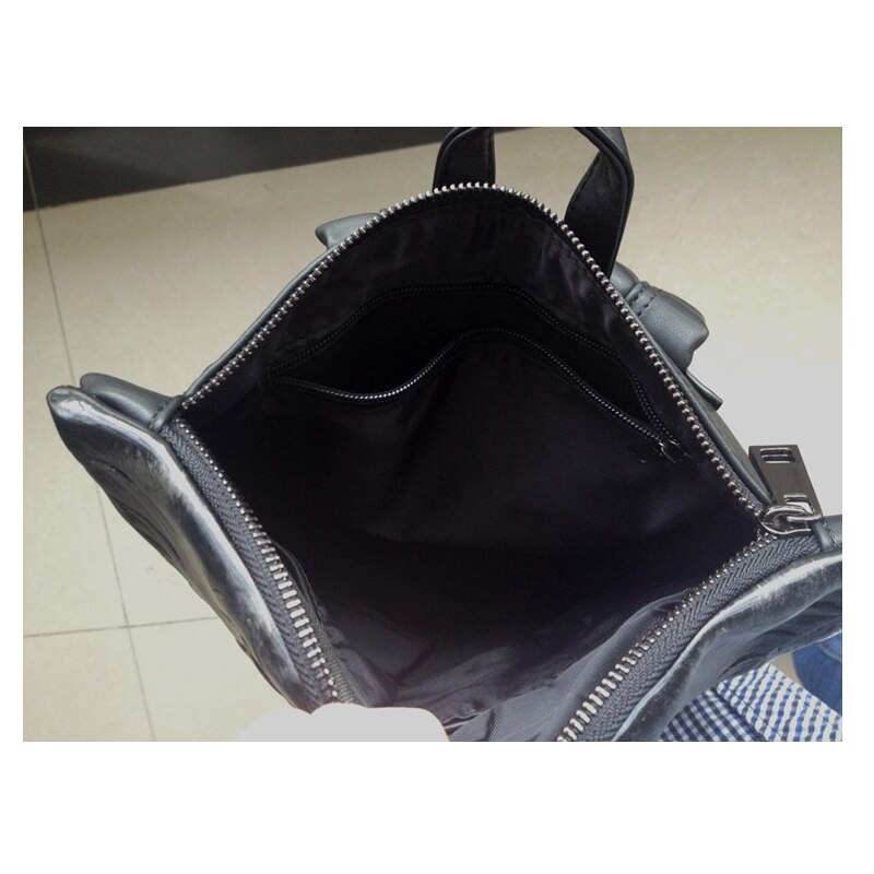 DIOMO plecak damski stylowy fajny czarny PU skórzany plecak sowa kobieta gorąca sprzedaż kobiet torba bagpack dla dziewczynek