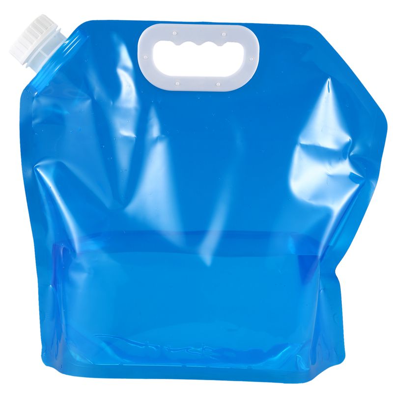 ! Bidon d'eau pliable 5 litres bleu