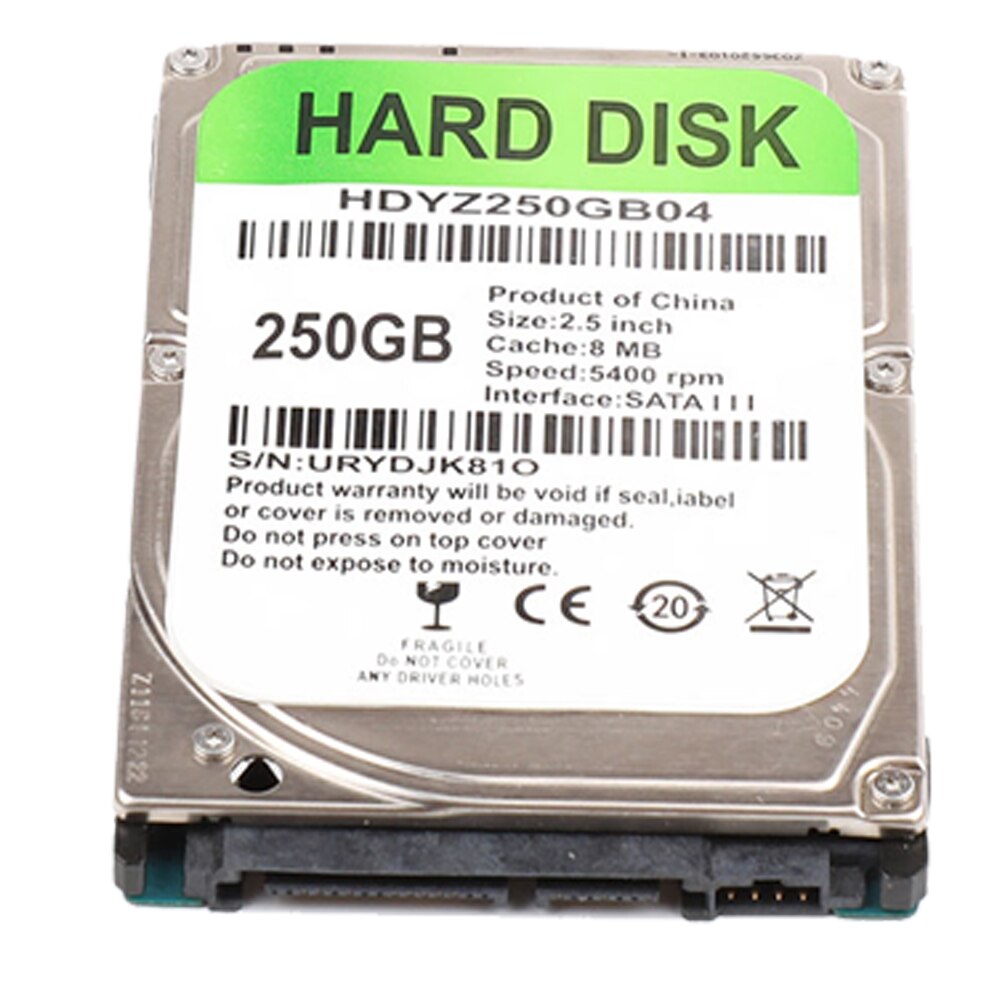 2.5 inch SATA III PC Hard Drive 320GB 500GB 80GB 120GB 160GB 250GB Internal HDD for Household Computer Accessories