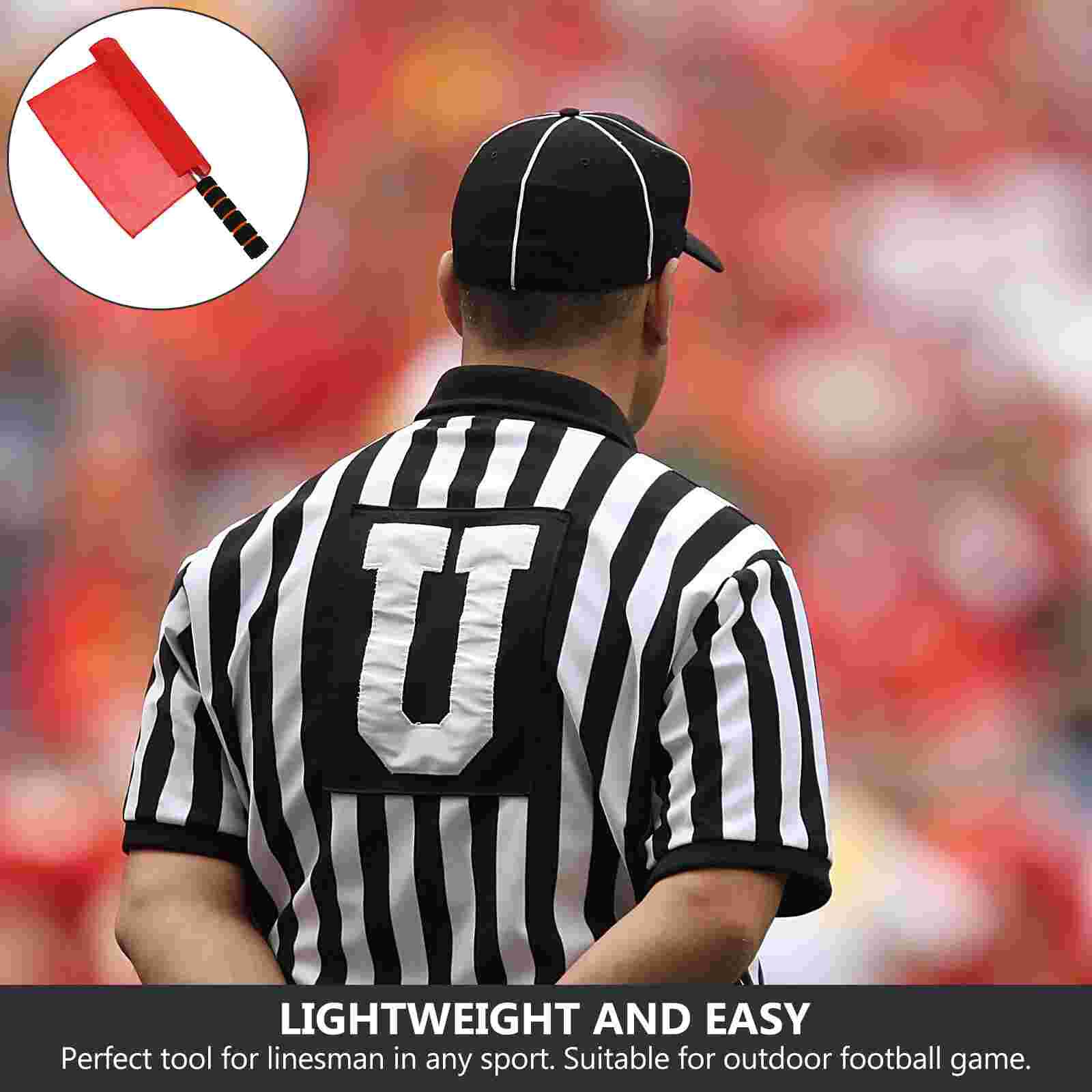 5 pieces of flags for referees to use, traffic signal flags, warning flags