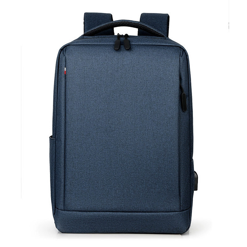 Men Backpack Laptop Nylon Waterproof Laptop Bag 15.6 Inch Male Travel Bags Business Backpack Multifunction Backpack Bags: blue