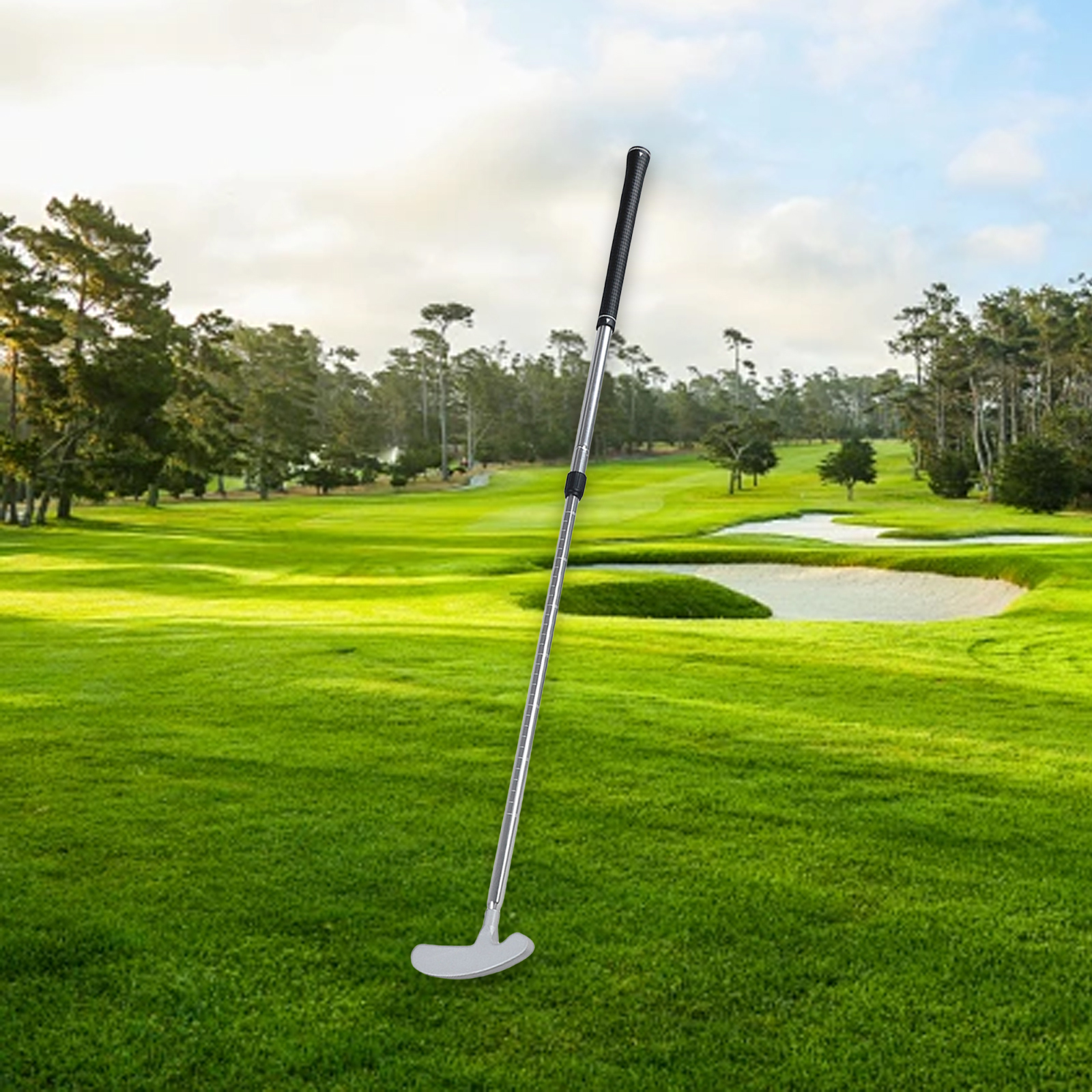 Herramientas de Putter de Golf, Mini palos de Golf para golfistas diestros y zurdos, Putter bidireccional portátil para hombres y mujeres, entrenamiento de aleación de aluminio
