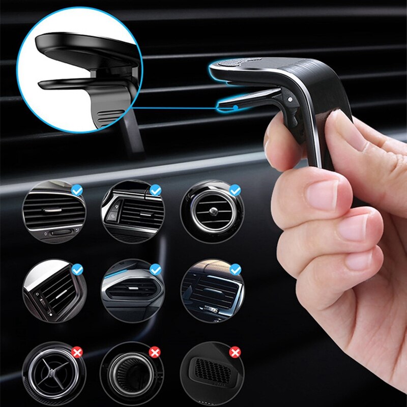 Soporte magnético para teléfono móvil de coche, soporte magnético potente para salida de aire para coche, accesorios para teléfono, soporte para teléfono