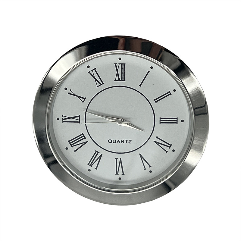 55mm Quartz Watch Clock Head Tongue & Groove Crafts Alloy Watch Clocks Head Round Dial Quartz Wall Clock watches Accessories: Rose