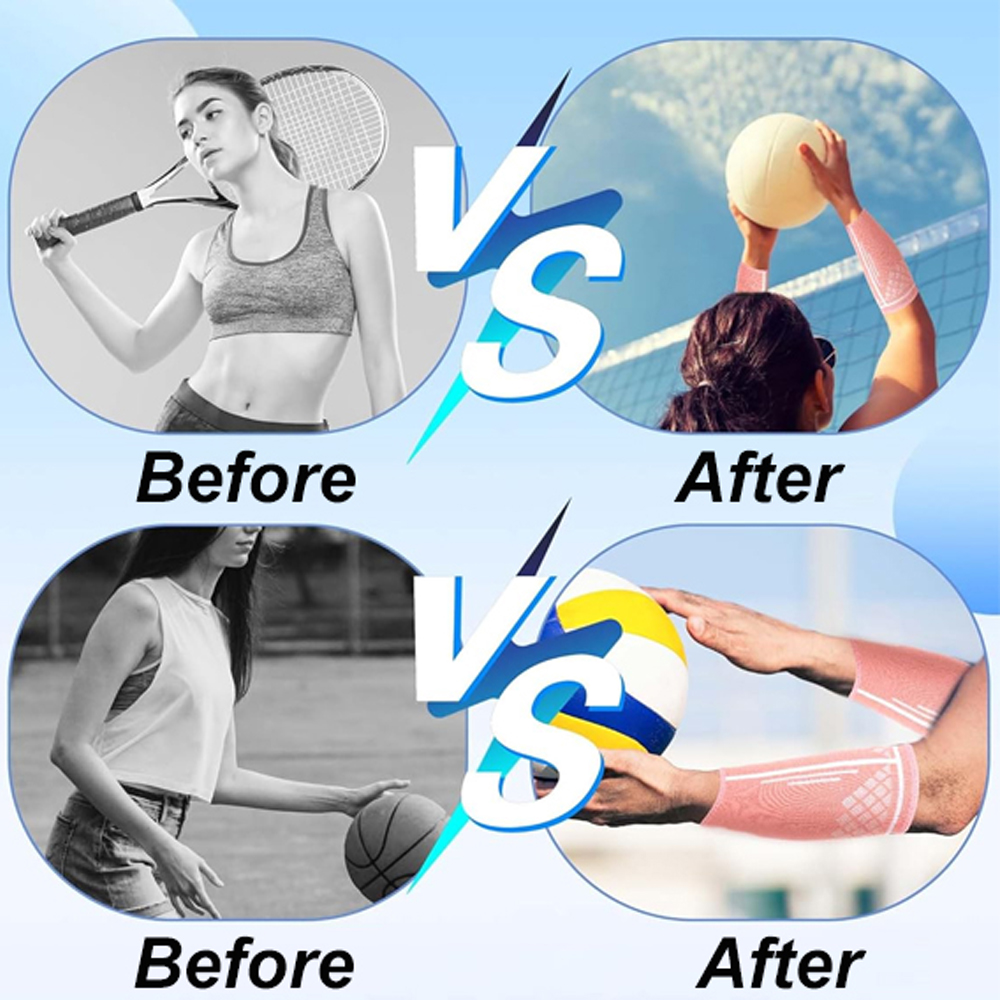 1 Paar Volleybal Arm Guard Polssteun Mouwen Passeren Onderarm Mouwen Oefening Pols Beschermer Sport Ademende Polsband