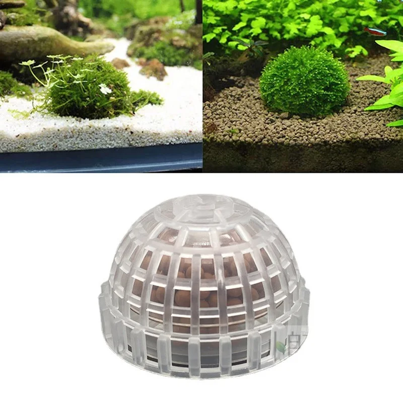 Boule de Mousse pour Aquarium, Filtre de Plantes Vivantes, Accessoires de Décoration Précieux, Fournitures pour Animaux de Compagnie, 1 Pièce