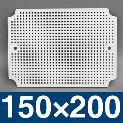 Waterproof Junction Box Base Plate Plate Outdoor Monitoring Waterproof Box Fixed Base Plate ABS Honeycomb Mounting Base IP67: 200x150