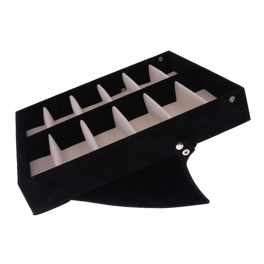 12 Pairs Sunglasses Glasses Retail Shop Display Storage Stand Case Box Tray