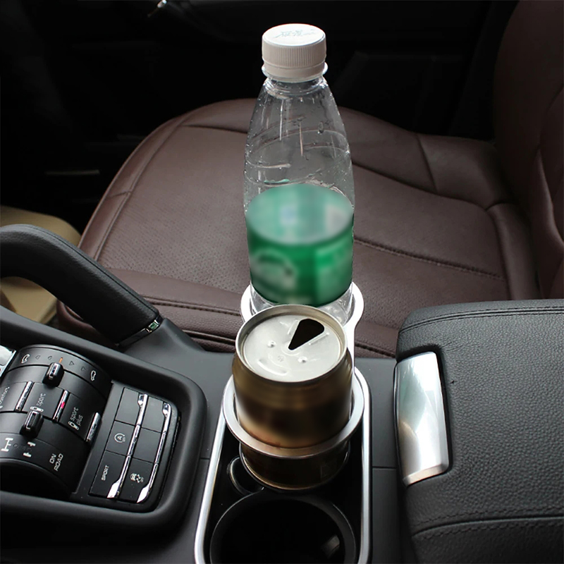 Universal Car Cup Holder Drinks Holders Double Hole Automotive Mount Holder Stand Car Bracket Drink Holder