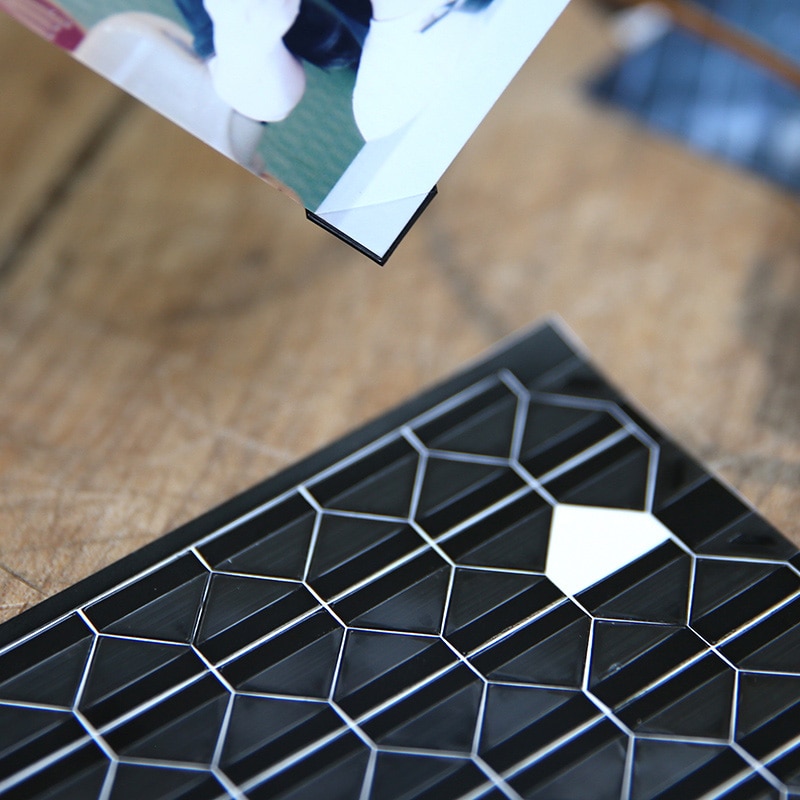 612 kpl/erä  (6 arkkia) tee itse värikäs valokuvakulmatarra leikekirjapaperi valokuva-albumikehys kuvakoristelu pvc-tarrat