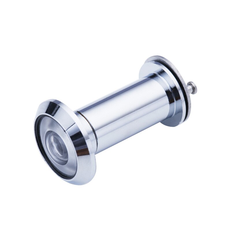 Espejo antirrobo para puerta ojo de gato, Lente de Cristal de alta definición, gran angular de 200 grados, antimanipulación y antirotación para hoteles: Silver 16MM