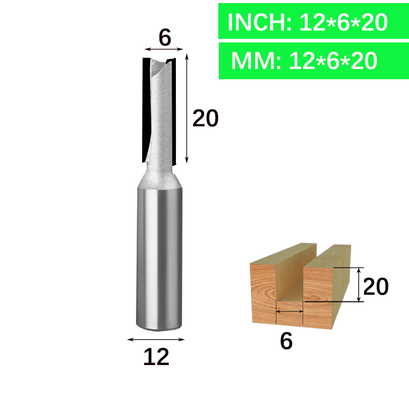 Vsharp PCD prosty frez diamentowy dwustronny prosty frez robić płyty melaminowej HPL płyta krzemianowo-wapniowa MDF: 22 mm
