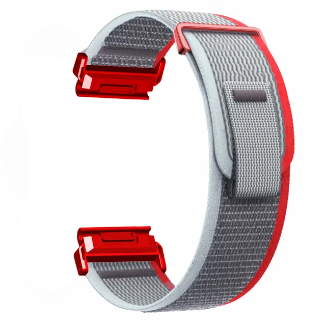 Correa de nailon QuickFit para Garmin Fenix 7 7X Pro 6 6X 5 5X Plus, pulsera para reloj inteligente Garmin Forerunner 935, pulsera de 22mm y 26mm: XS / Rose Gold