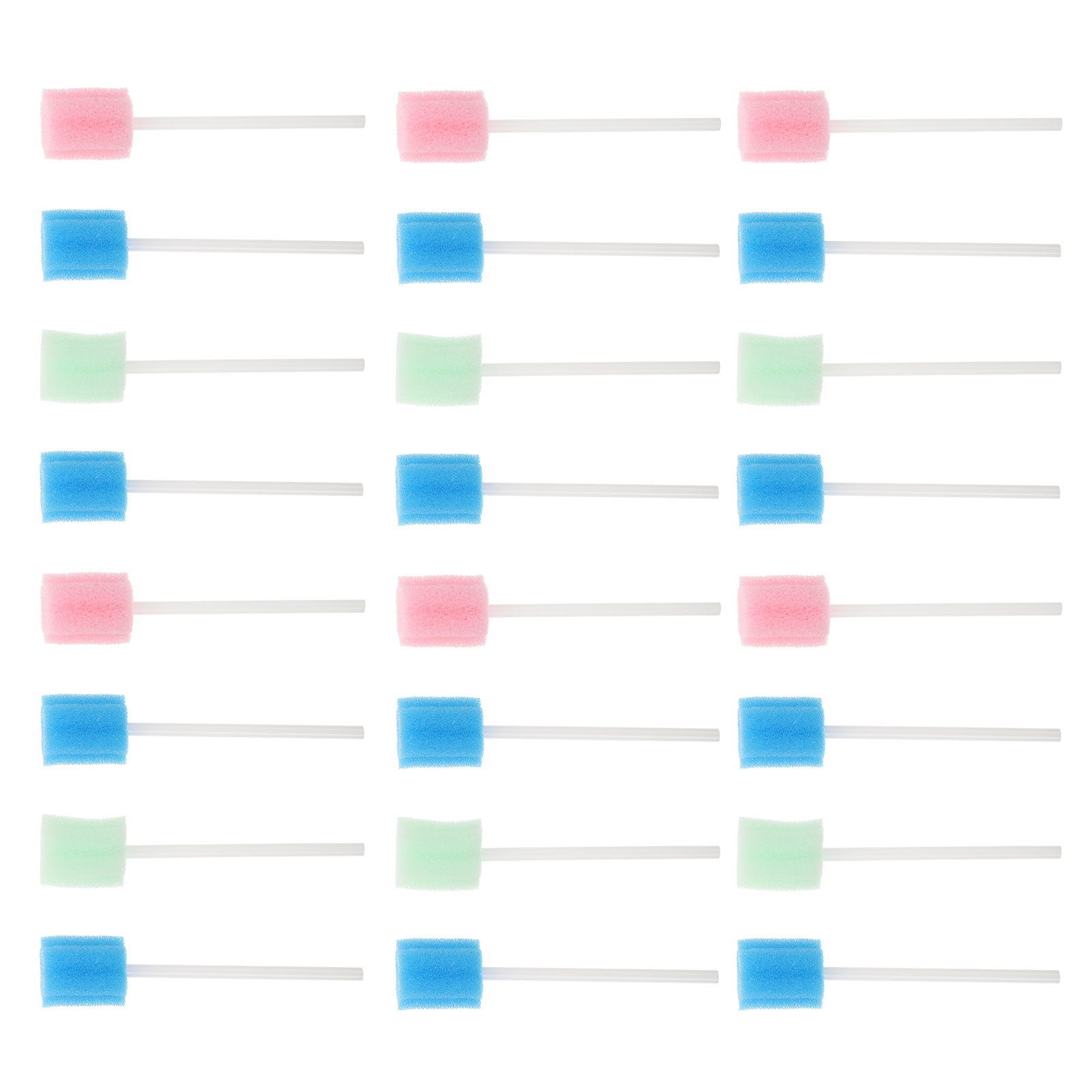 150pcs Disposable Sponge Swabs Oral Sponge Care Sticks Teeth Brushing Sticks