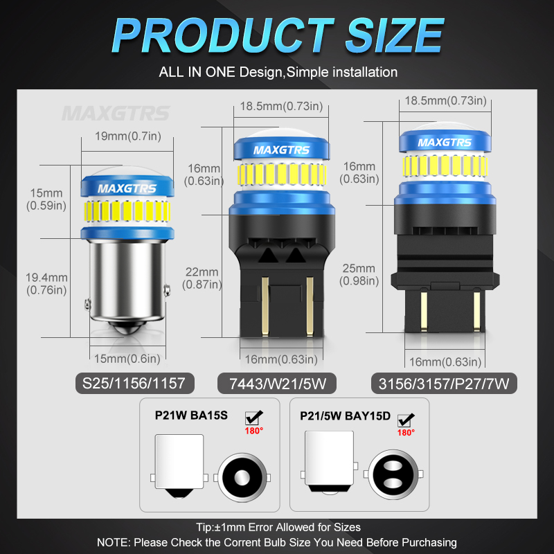 2x LED T20 1157 BAY15D P21/5W LED 7443 SRCK W21/5W 4014 LED Bulsb luces de coche señal de giro freno lámpara trasera de marcha atrás Auto 1200LM 12V