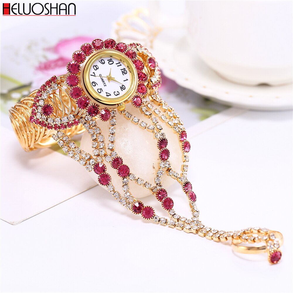 Topmerk Luxe Klok Strass Armband Horloge Vrouwen Horloges Dames Polshorloge Relogio Feminino Reloj Mujer Montre Femme