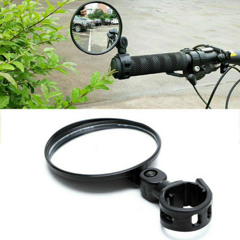 Espejo retrovisor Universal para manillar de bicicleta, motocicleta, rotación de 360 grados, ajustable para montar en bicicleta