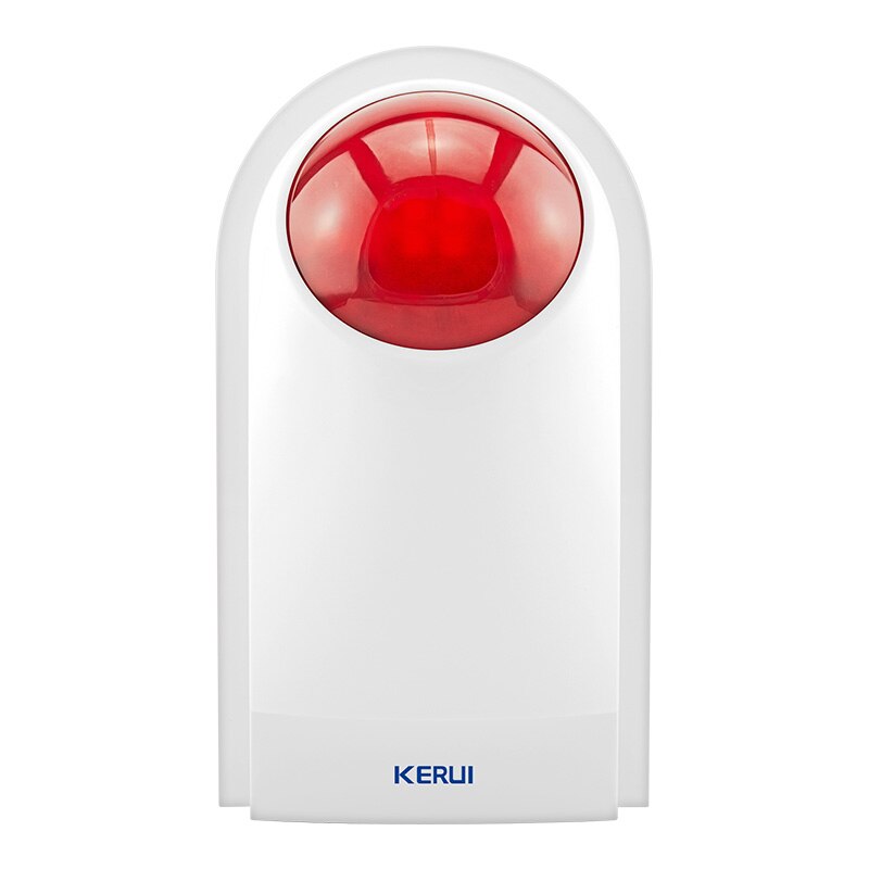 KERUI-alarma de seguridad inalámbrica con Sensor de movimiento PIR sistema antirrobo WIFI + GSM, pantalla a Color TFT de 4,3 pulgadas, Sensor de puerta, sirena inalámbrica: J008 Wireless Siren