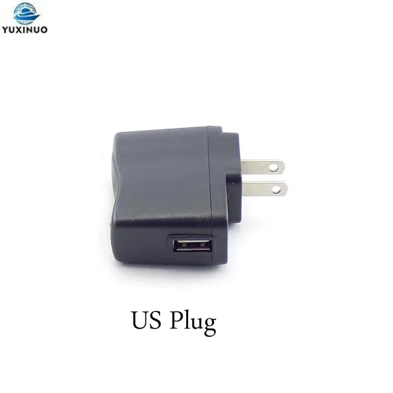 Micro USB-poort Voedingsadapter AC 100V 240V naar DC 5V 0.5A Voeding voor Strip LED-lamp Licht Opladen 500mA DC USB-opladerkop