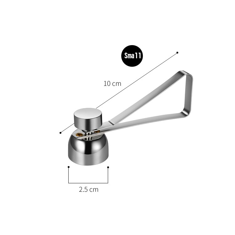 The Stainless Steel Egg Topper Cutter Shell Opener Boiled Raw Egg Open Scissors Tool: Small