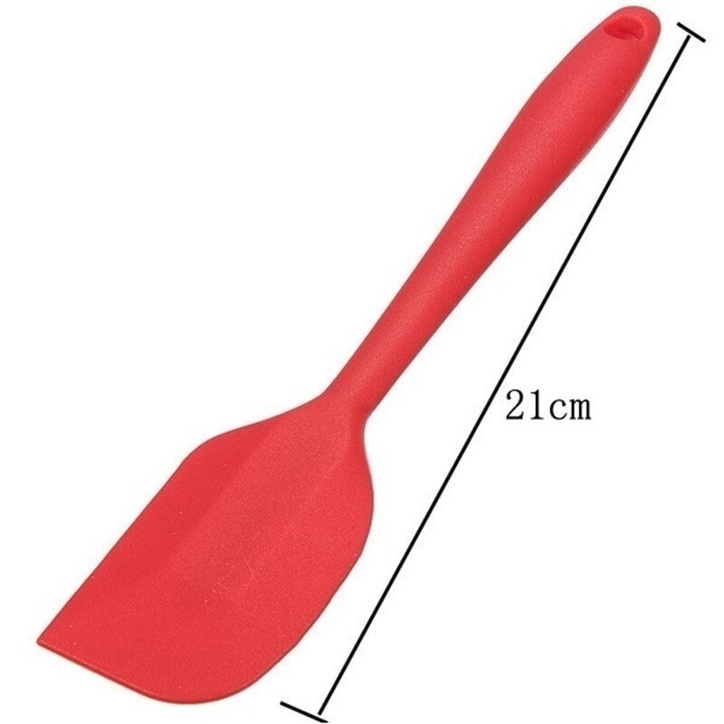 Silicone Spatula Baking Spatula Mixing Pastry Scraper Non Stick Butter Jar Blender Cooking Spatula Kitchen Baking Accessories1Pc