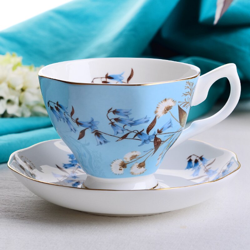 Sæt europæisk bone porcelæn kaffesæt beholder engelsk eftermiddag keramisk te kop sæt mælkekop sæt arrangør køkken tilbehør