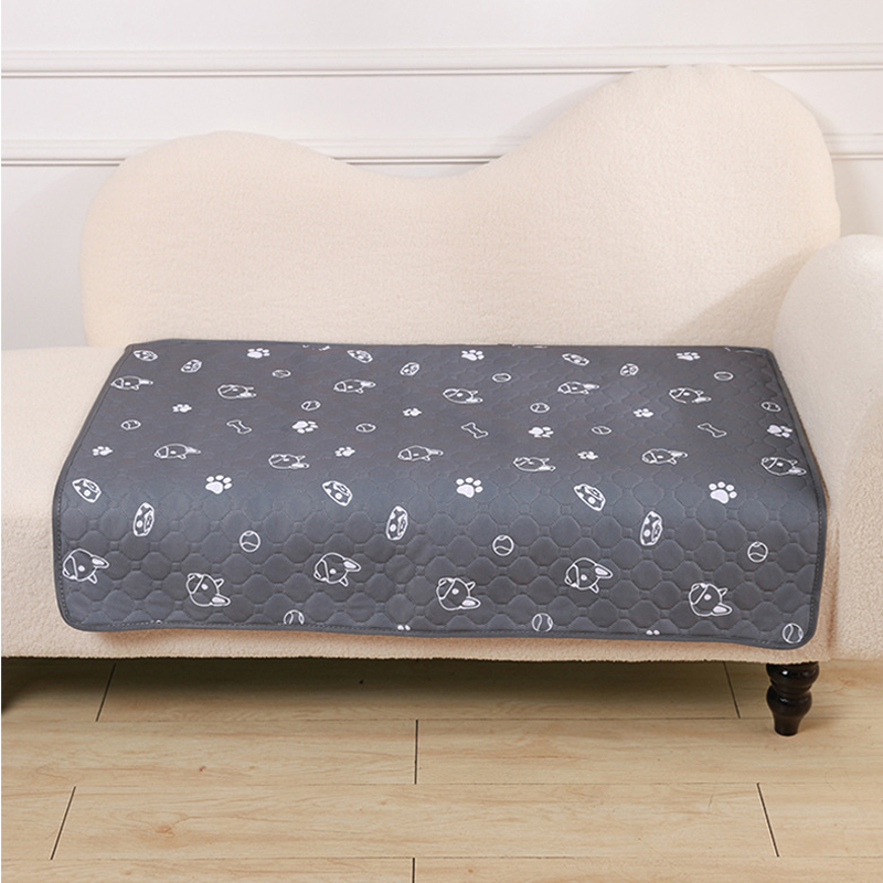 Reusable Dog Pee Pads Washable Dog Pet Diaper Mat Waterproof Puppy Cat Training Diaper Mat Pet Supplies: XXL / Navy Blue